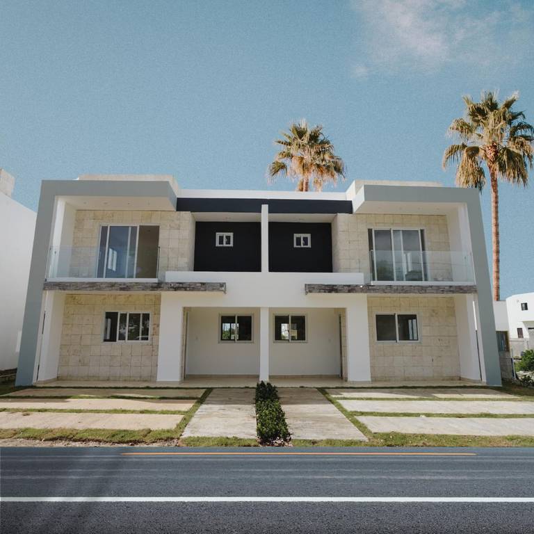 Renta de Townhouse de 3 habitaciones en Brisas de Punta cana