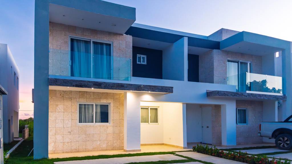 Townhouses de 3 habitaciones en Brisas de Punta Cana