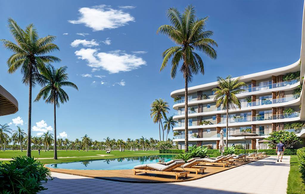 Apartamentos de lujo amueblados en Punta Cana con amenidades Resort